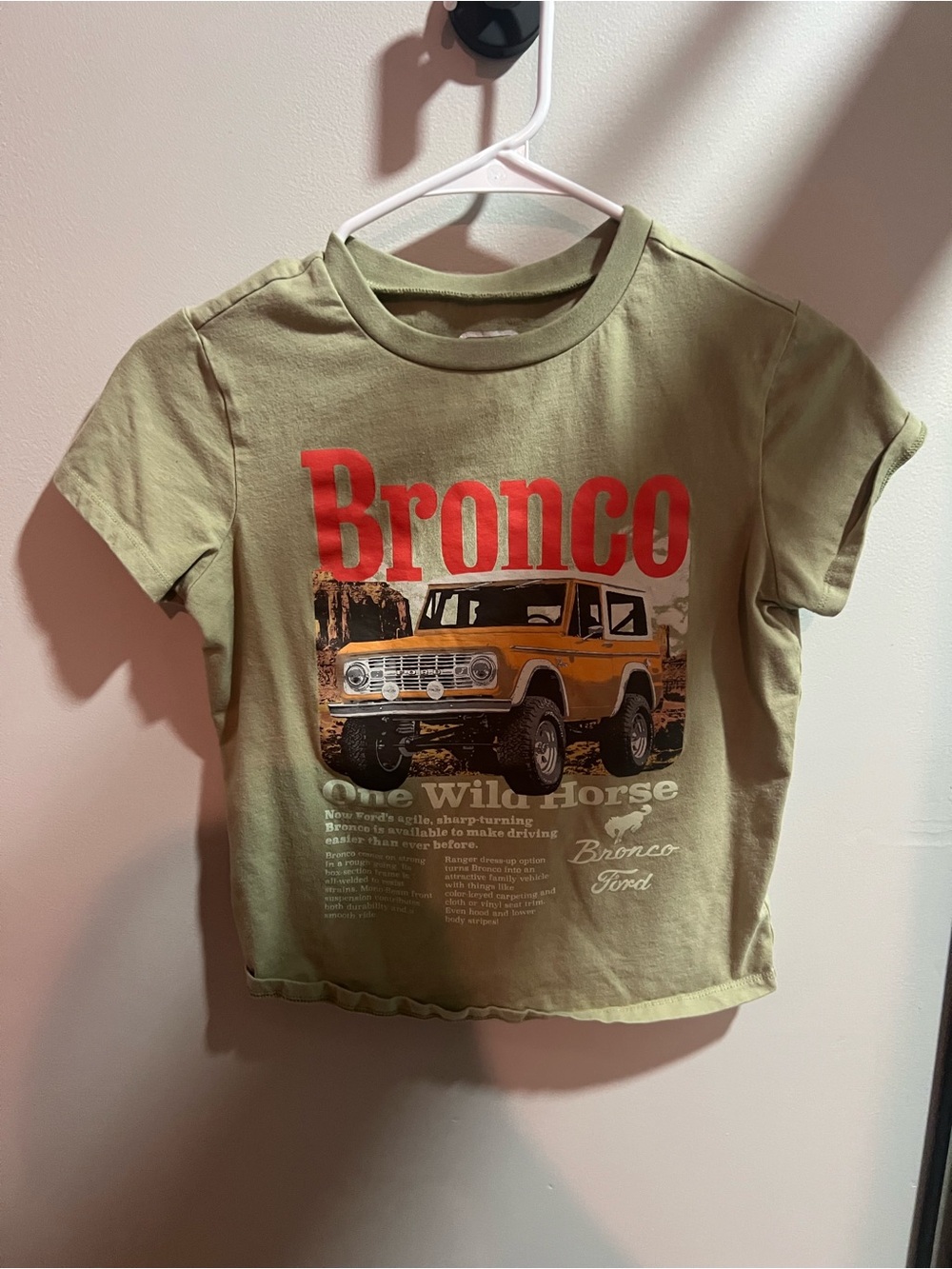 Hybrid Apparel Olive Green Ford Licensed Tee